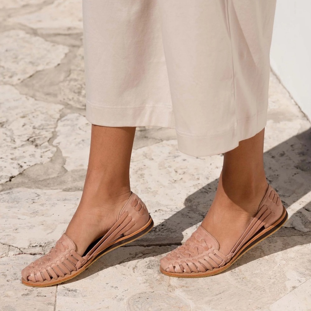 NEW NISOLO Huarache Sandal in Almond